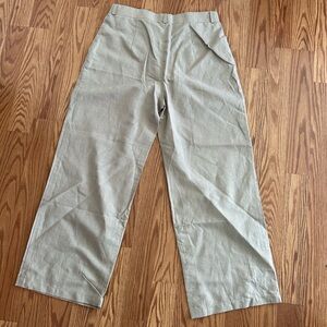 Tan Linen Pants